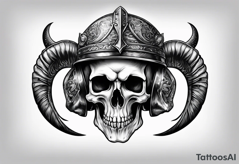 fishing, rams skull, knight's helmet, angel tattoo idea