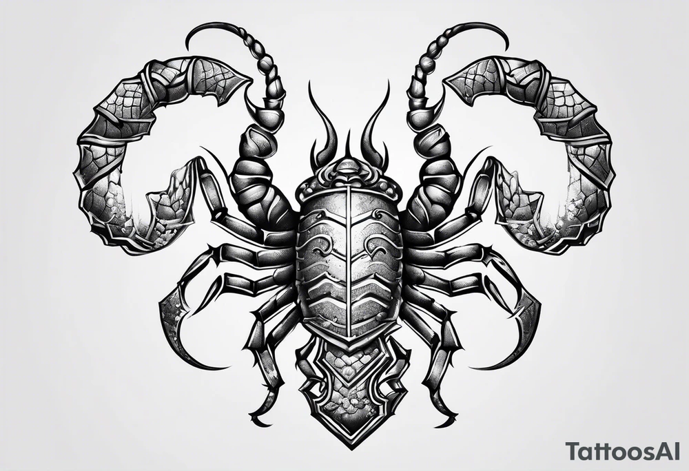 scorpio tattoo idea