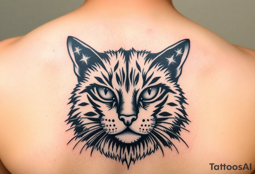 Black Cat tattoo idea