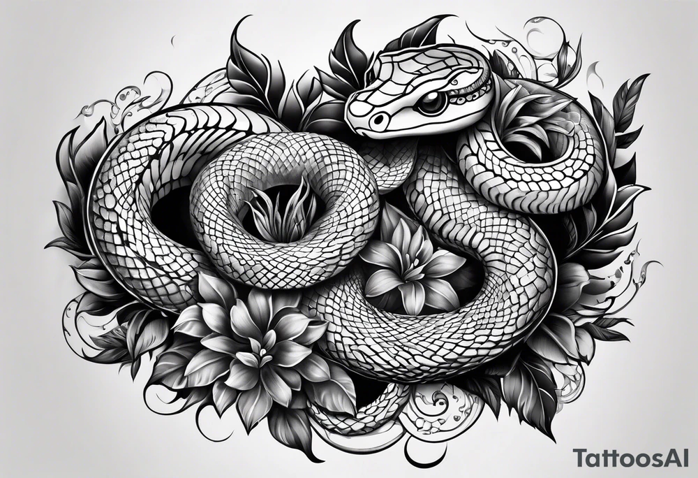 snake tattoo idea