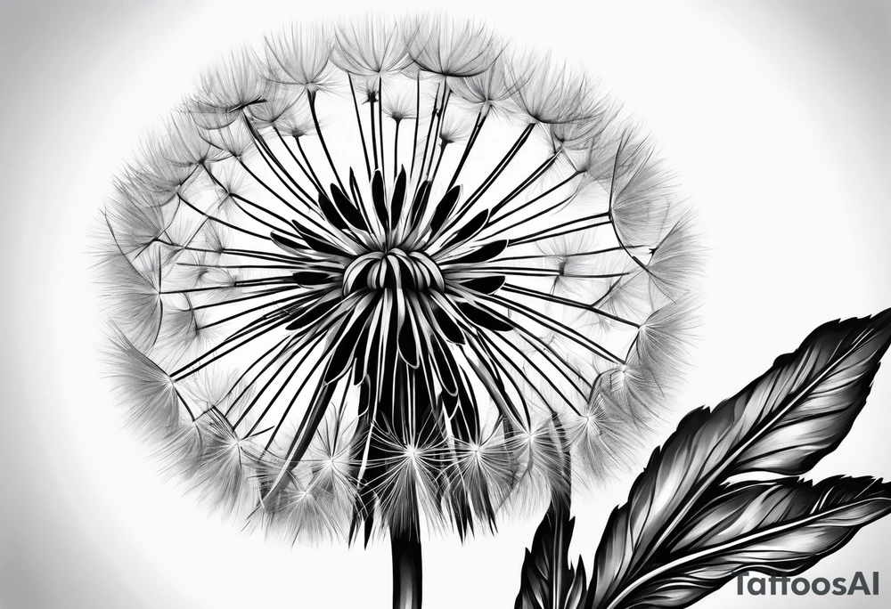 Dandelion tattoo idea