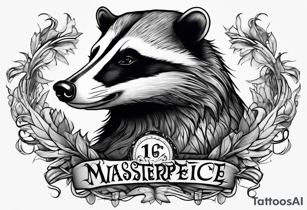 Mc Badger tattoo idea