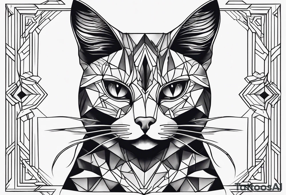 Black Cat tattoo idea