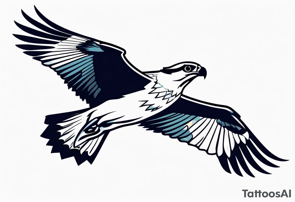 osprey diving tattoo idea