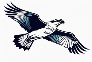 osprey diving tattoo idea