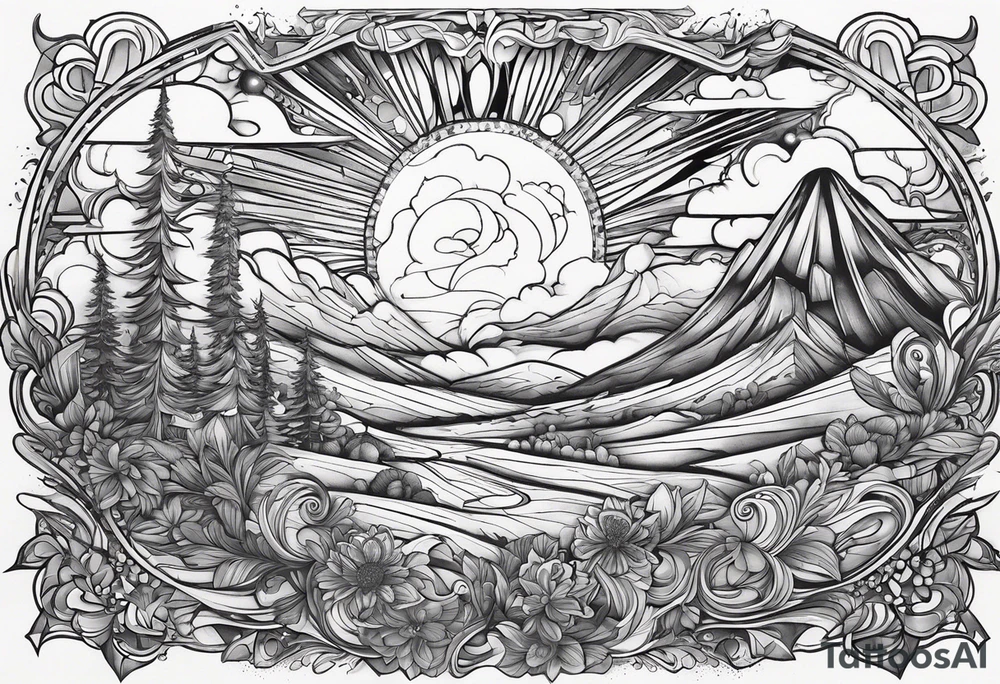 A field of lightsabers tattoo idea