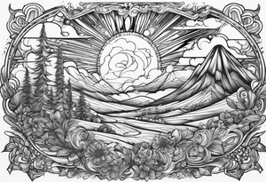 A field of lightsabers tattoo idea