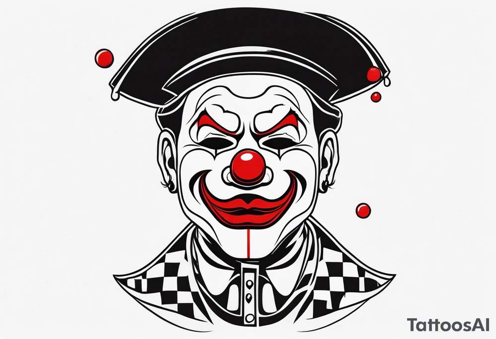 El triste payaso tattoo idea