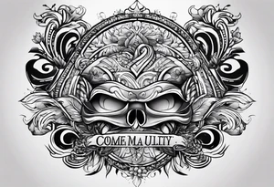 come what may tattoo idea