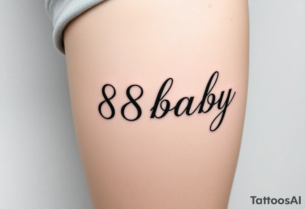 88baby tattoo idea