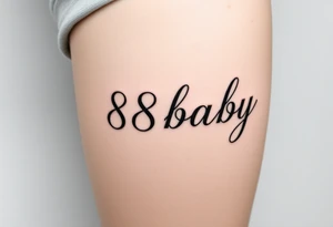 88baby tattoo idea