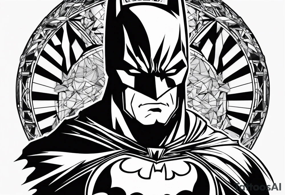 batman metal tattoo idea
