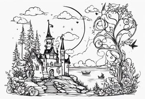 Fairy tale tattoo idea