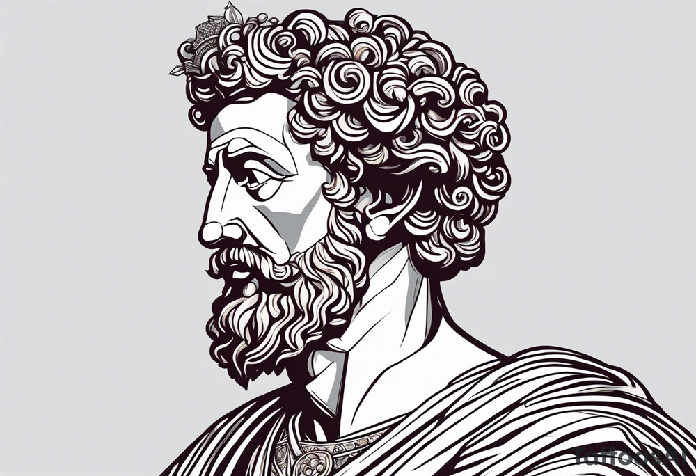 something that represents wisdom my idol being Marcus Aurelius if is relevant and something that represents discipline and ambitions. tattoo idea