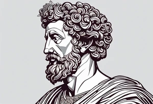 something that represents wisdom my idol being Marcus Aurelius if is relevant and something that represents discipline and ambitions. tattoo idea