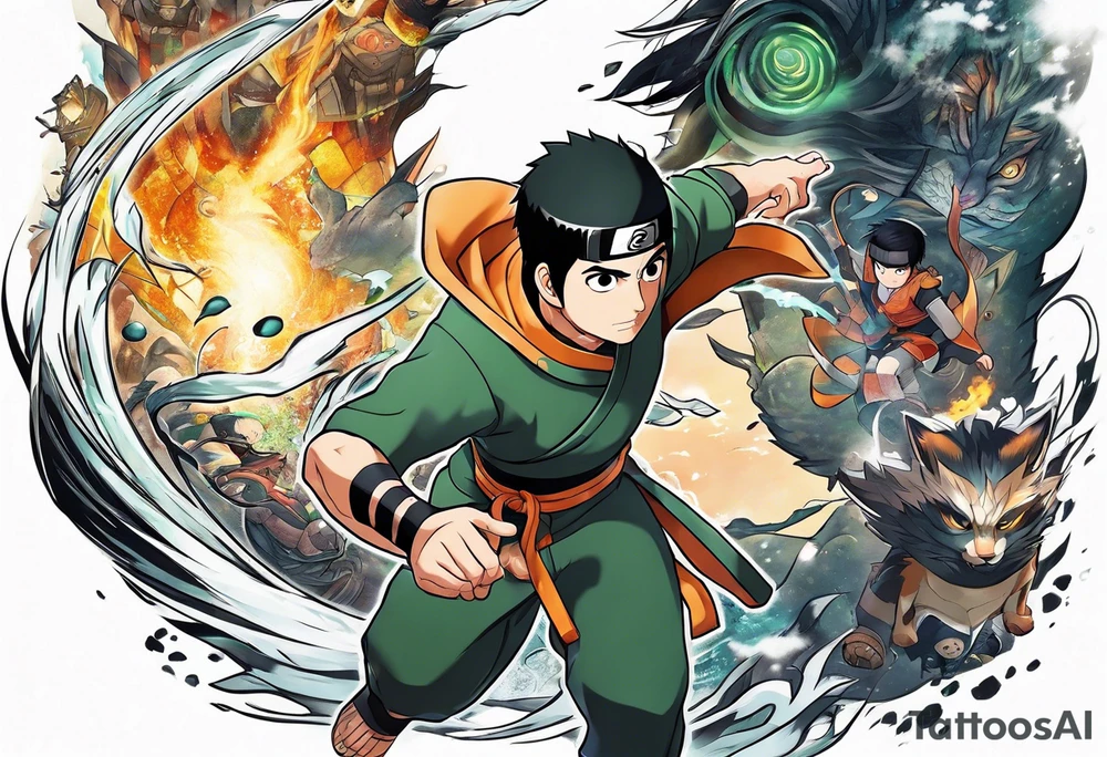 Rock Lee tattoo idea