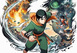 Rock Lee tattoo idea