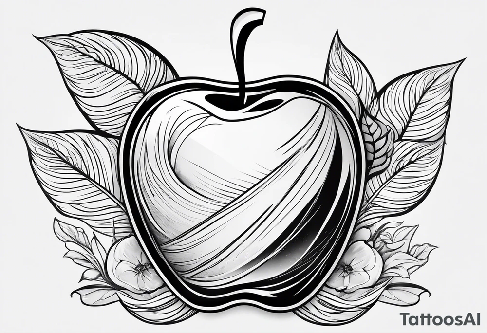 Apple tattoo idea