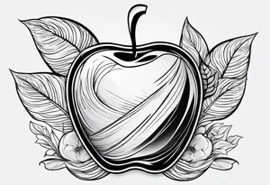 Apple tattoo idea