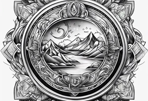 money family time tattoo idea