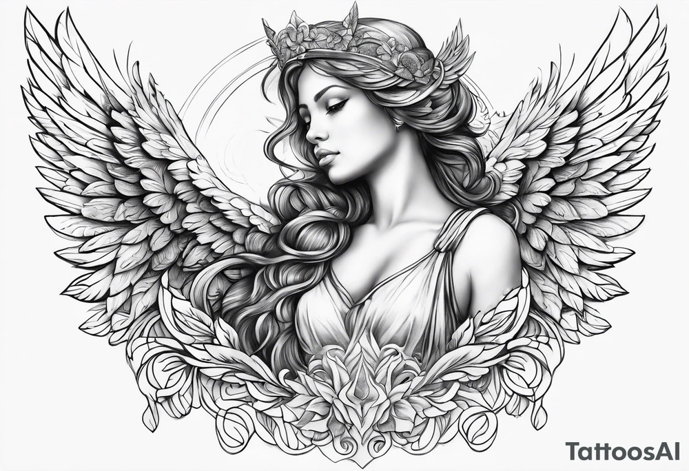 Angel remember love tattoo idea