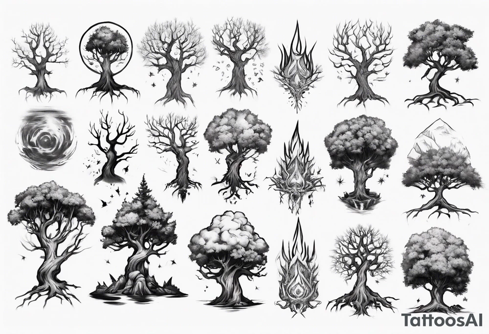 Teldrassil tattoo idea