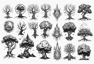 Teldrassil tattoo idea