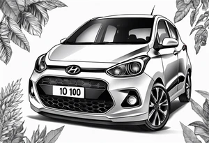 hyundai i10 tattoo idea