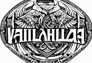 Valhalla soldier tattoo idea