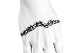 Chains wrapped on pointer finger and connected to thumb fro my wrist tattoo idea