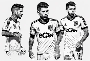 Corinthians player Cássio Ramos tattoo idea
