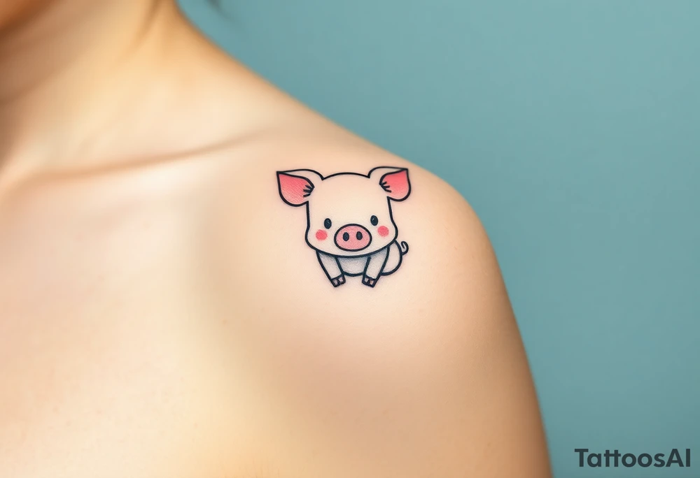 piglet tattoo tattoo idea