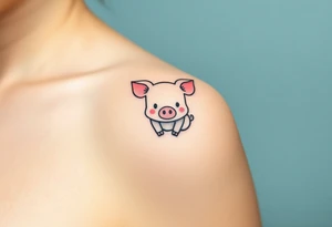 piglet tattoo tattoo idea