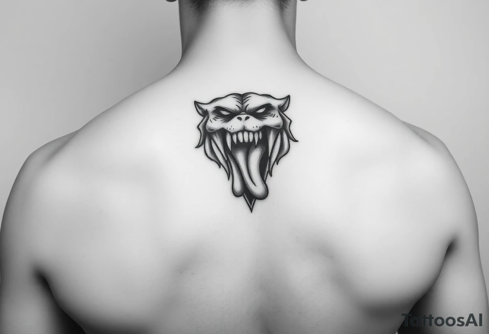 Design a ballgag tattoo idea