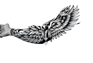 Egyptian theme . Add more elements. I have Egyptian symbols also so I want to connect them tattoo idea