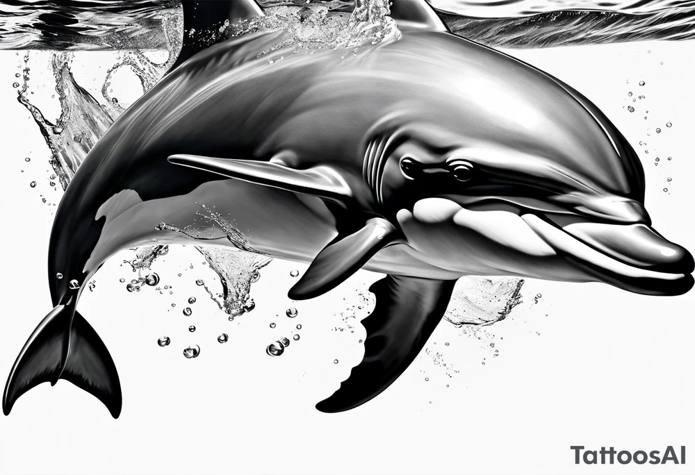 dolphin tattoo idea