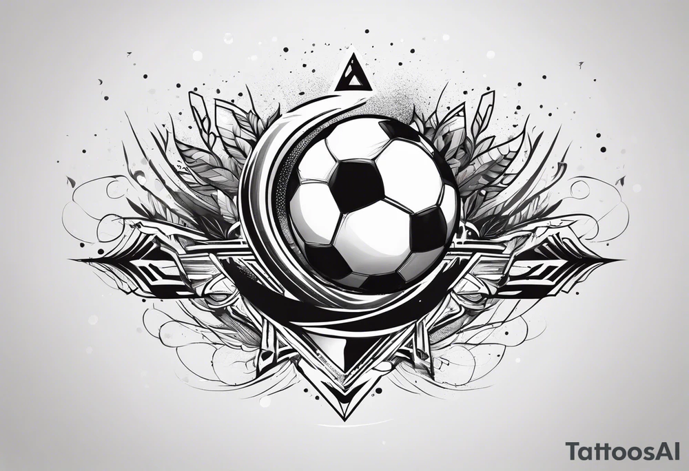 Soccer stick tatoo tattoo idea