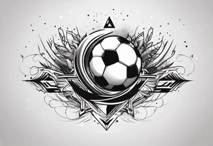 Soccer stick tatoo tattoo idea