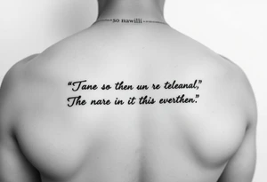 sayings in swahili tattoo idea