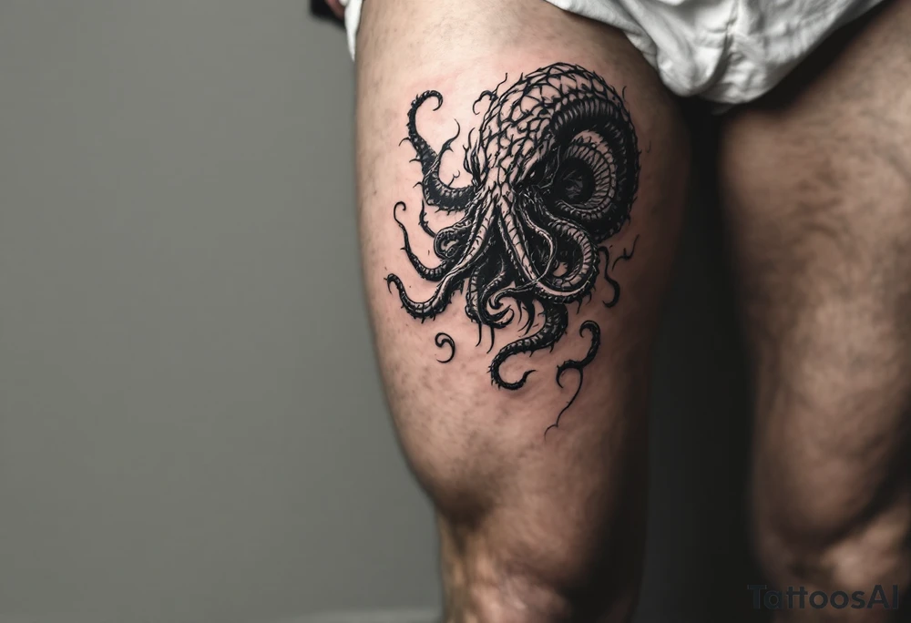 kraken tattoo tattoo idea