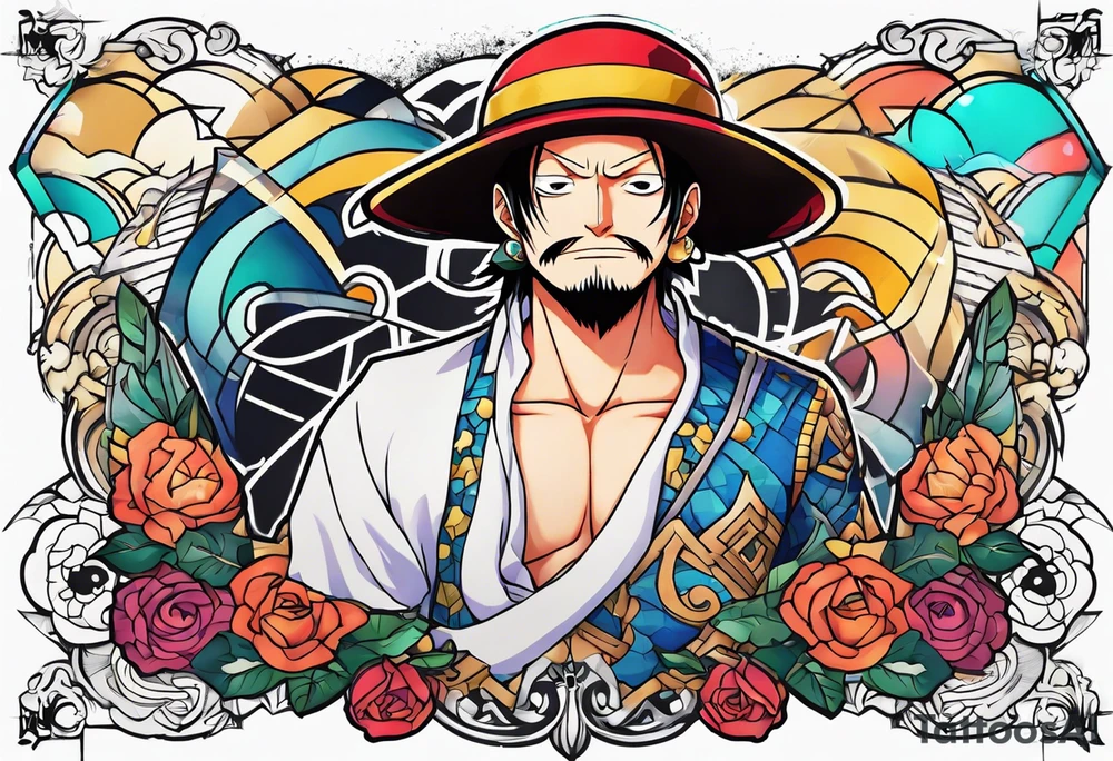 One piece anime tattoo idea