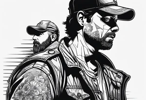 The walking dead Shane tattoo idea