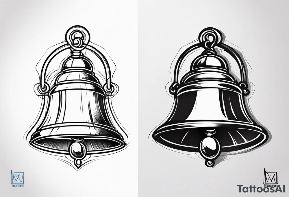 cracked bell tattoo idea