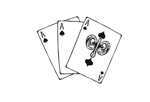 Poland symbol and poker cards Add casino money to it. tattoo idea