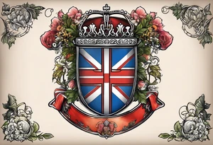 ancestry of england, northern ireland, ireland, scotland, wales, germany, croatia, serbia, slovakia, slovenia, and czech republic. tattoo idea