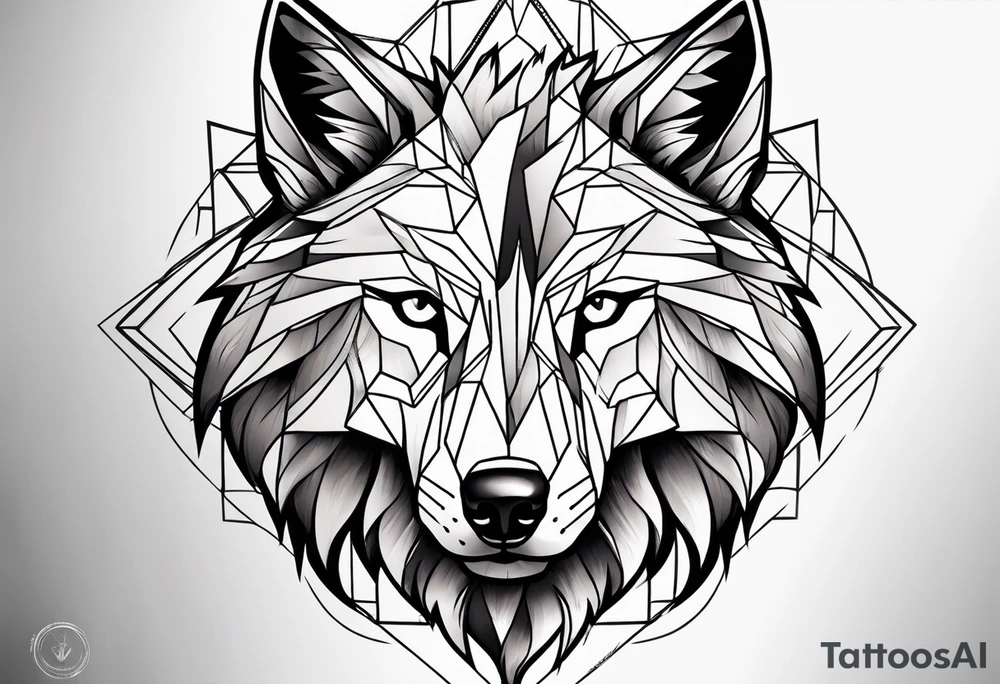 Wolf tattoo tattoo idea