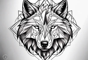 Wolf tattoo tattoo idea