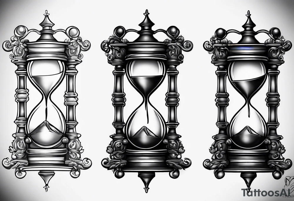 Cherry hourglass tattoo idea