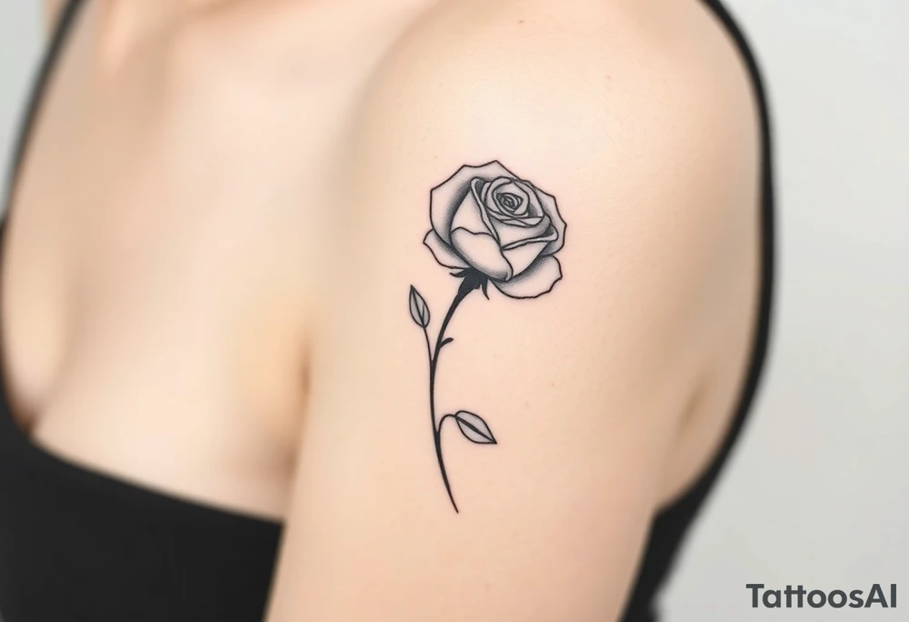 rose tattoo idea