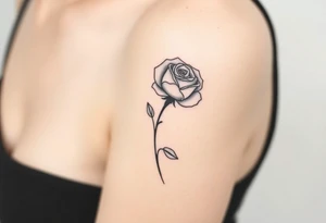 rose tattoo idea